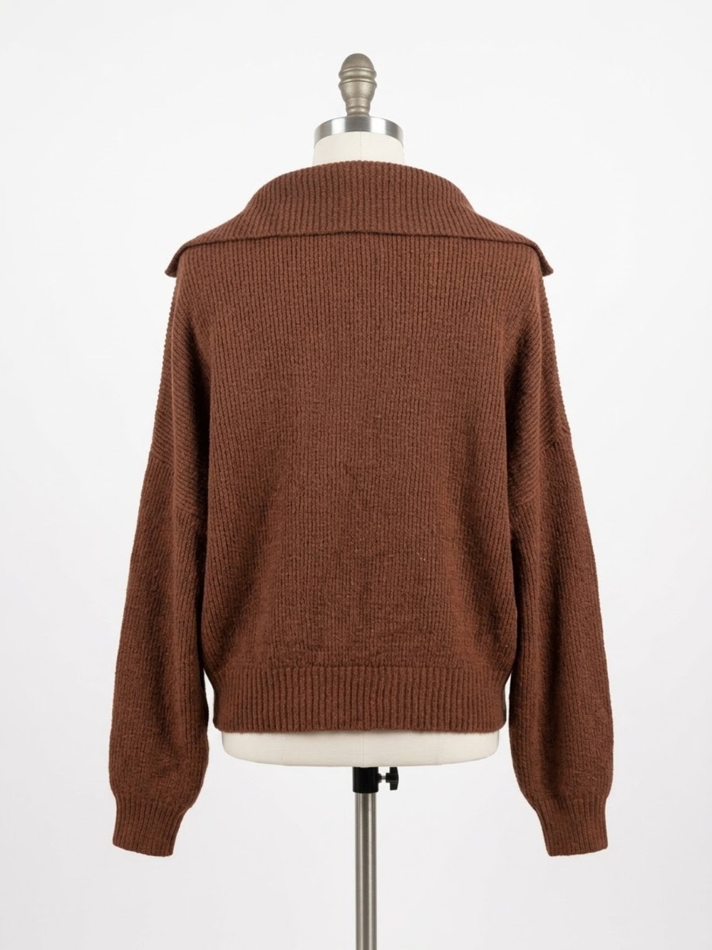 Abercrombie & Fitch Brown Cowl Neck Women's Sweater